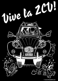 "VIVE LA 2CV!" T-Shirt